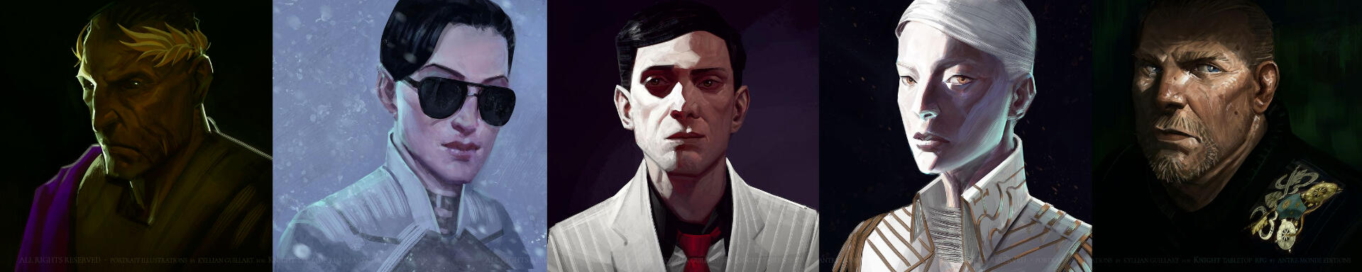 Cesare - Magdalena - Nathaniel - Piétra - Denis