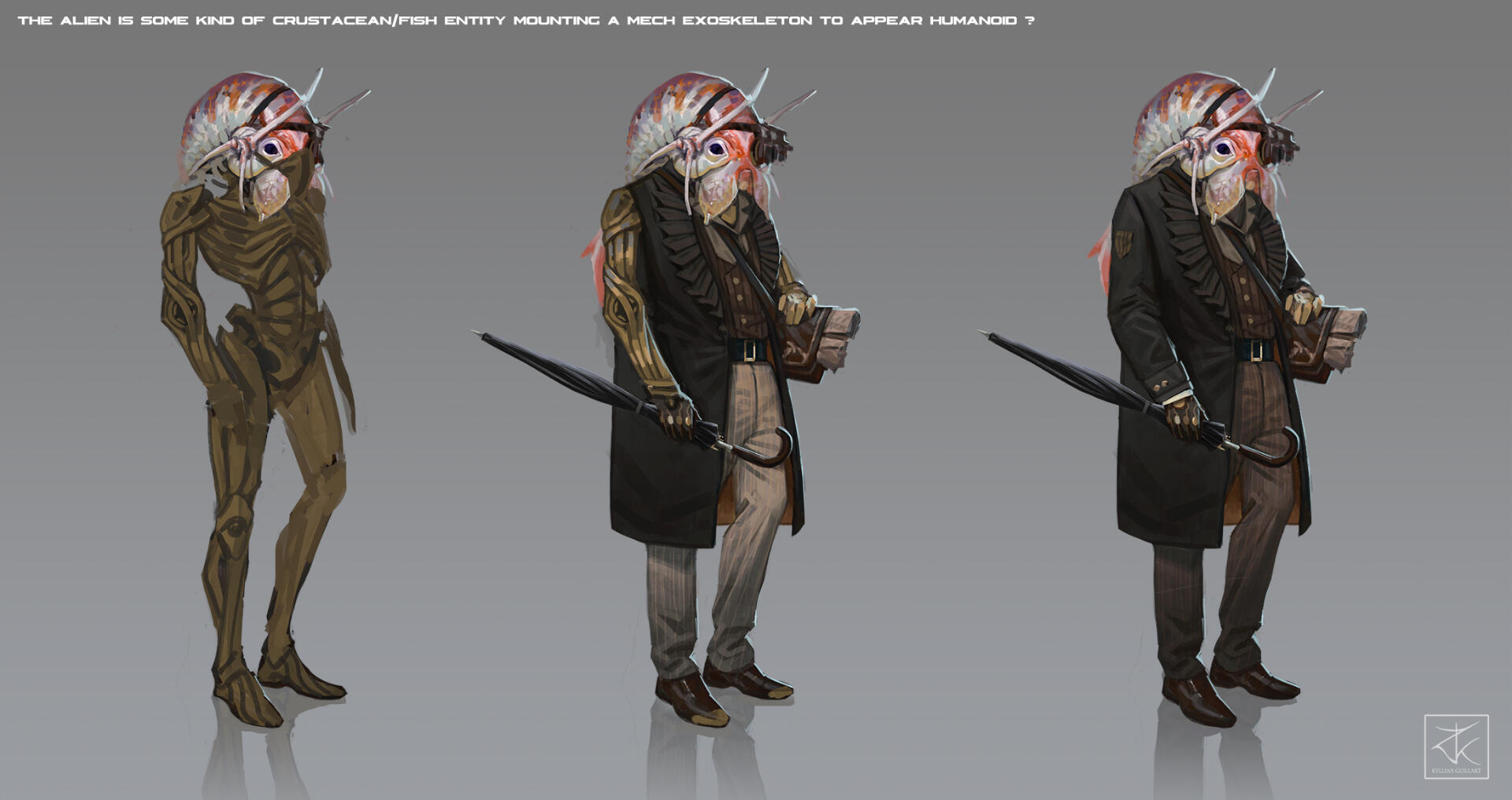 Exo Skeleton - Idea sketches (2021)