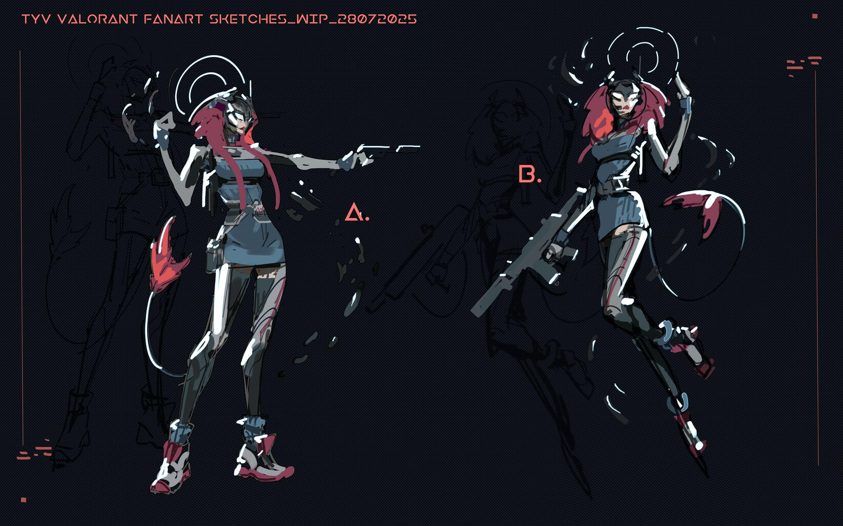 Illustration sketches - WIP