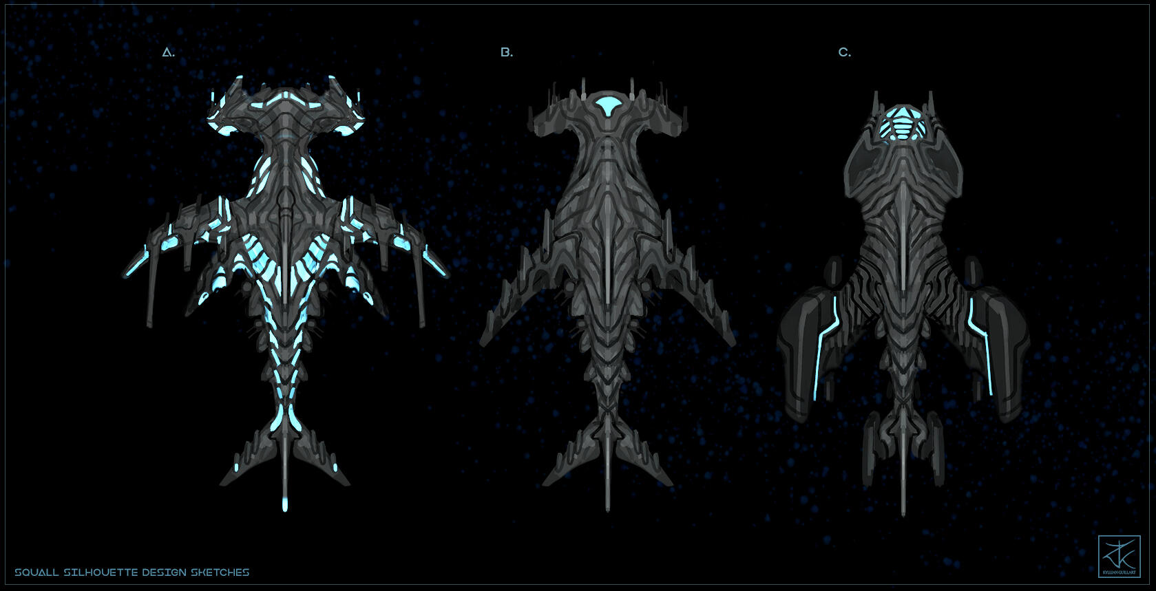 Silhouettes sketches (2021)