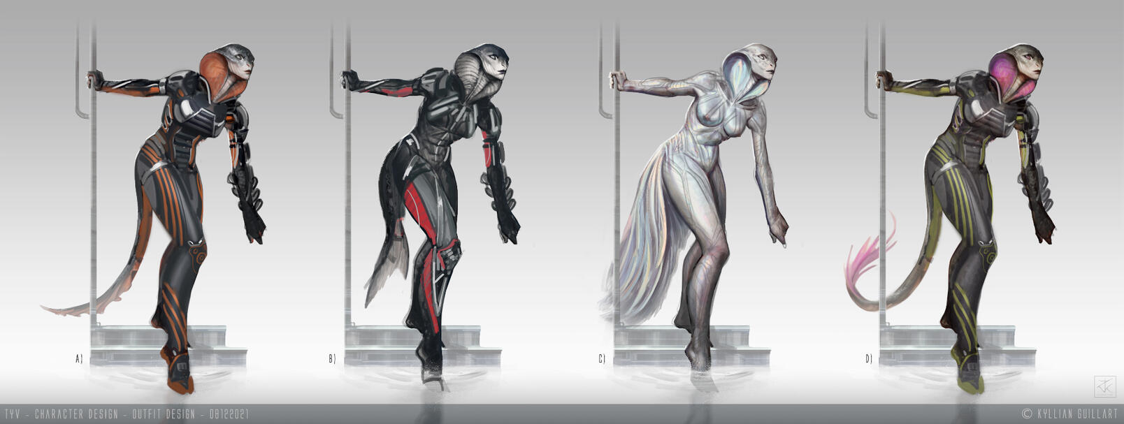 Suit Design - Rough sketches (2021)