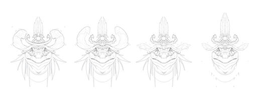 Headpiece sketches