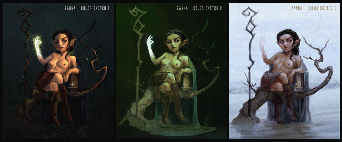 Zanna - Color roughs (2019)