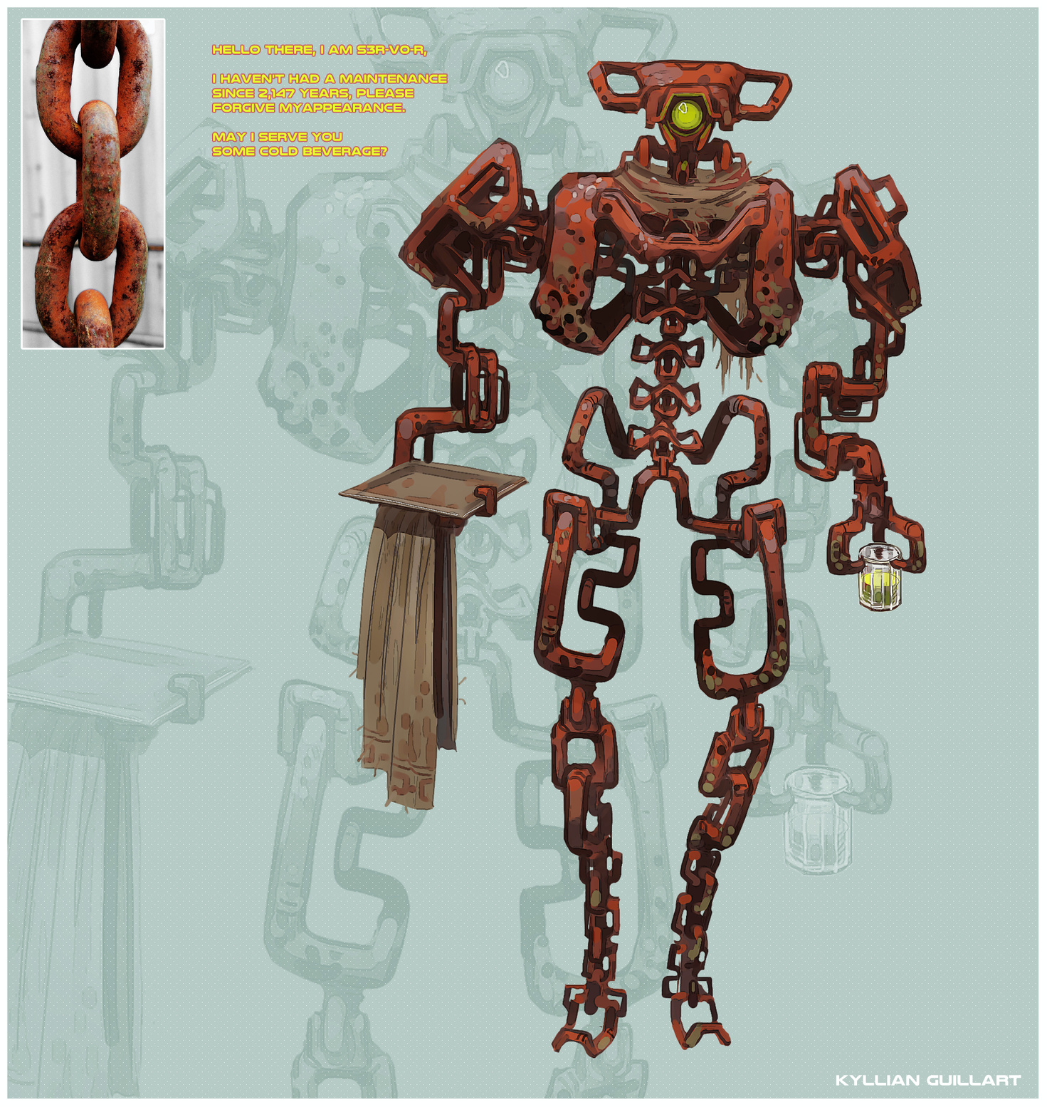 Ancient droid waiter (2025)