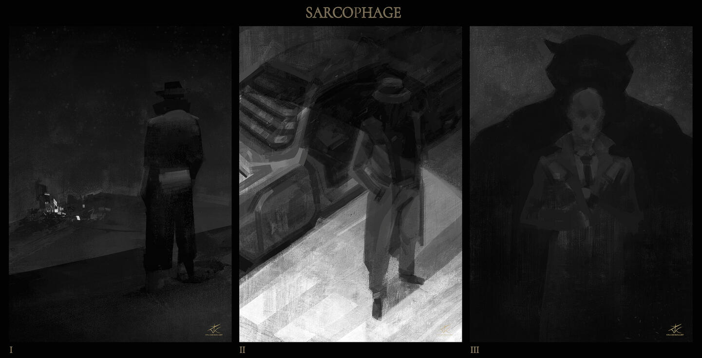 Sarcophage - sketches