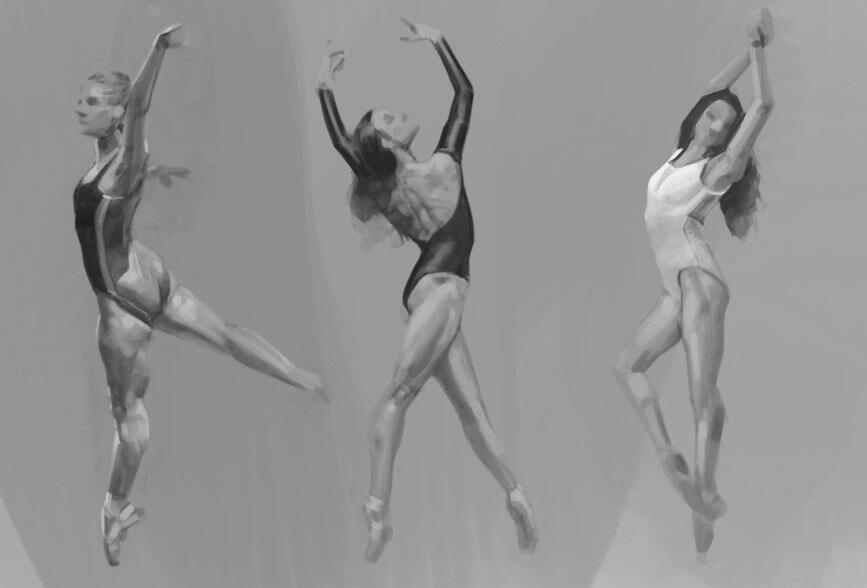 Ballet dancer studies