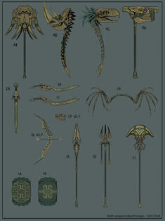 First weapon sketches