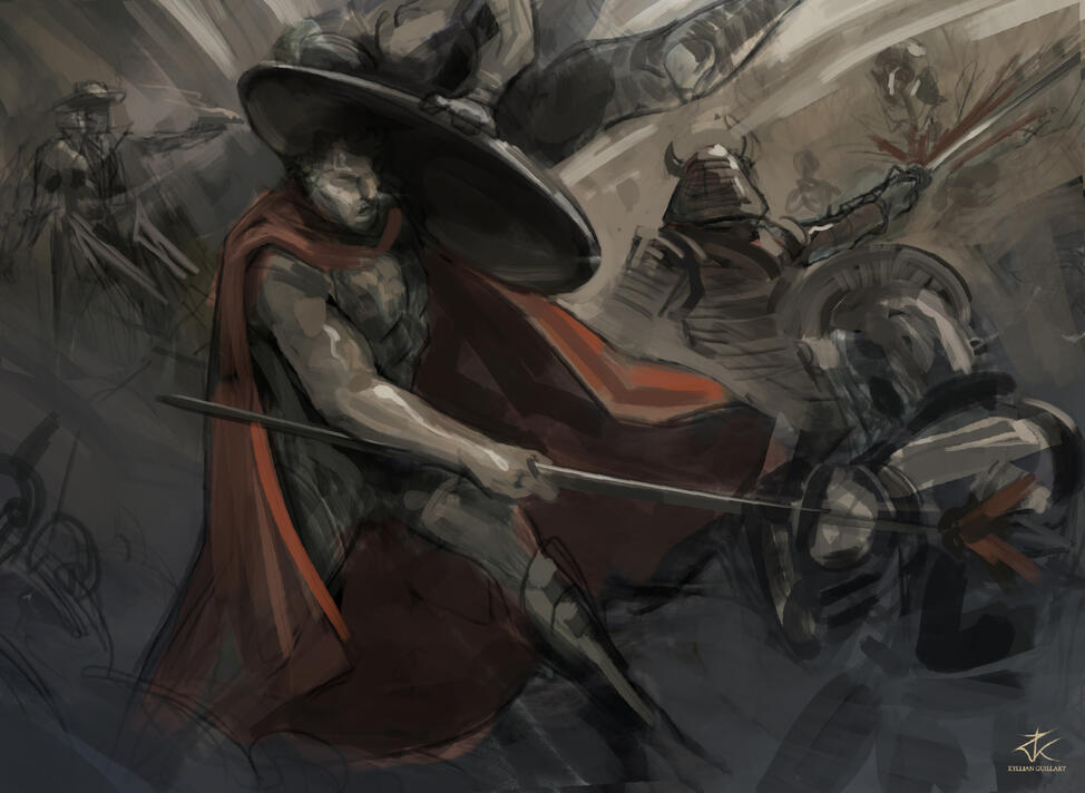 Hephaestion - Composition sketch 2