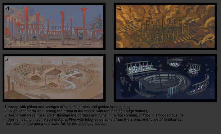 Neith arena sketches