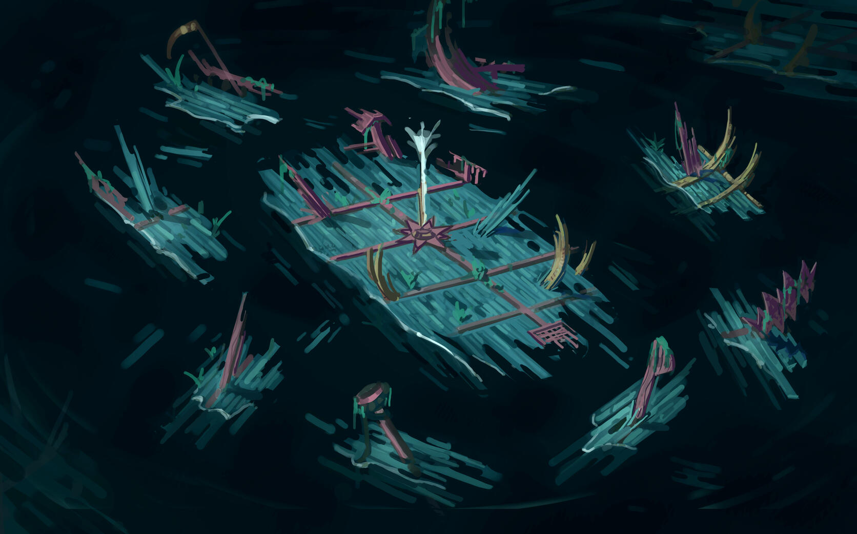 Shipyard concept sketch