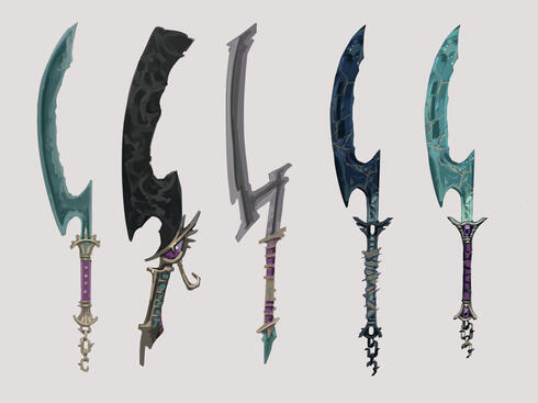 Khopesh sketches