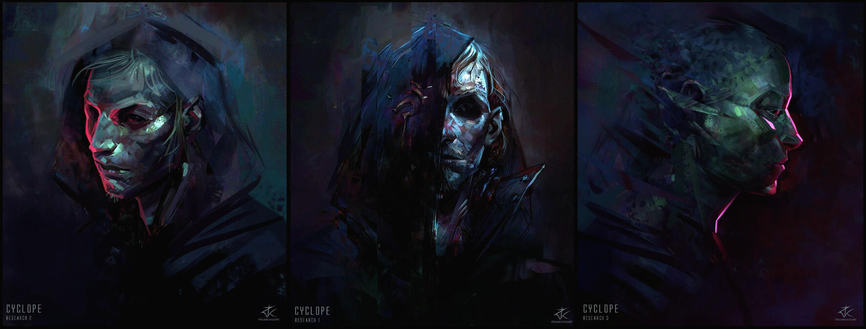 Cyclope experimental portraits (2019)